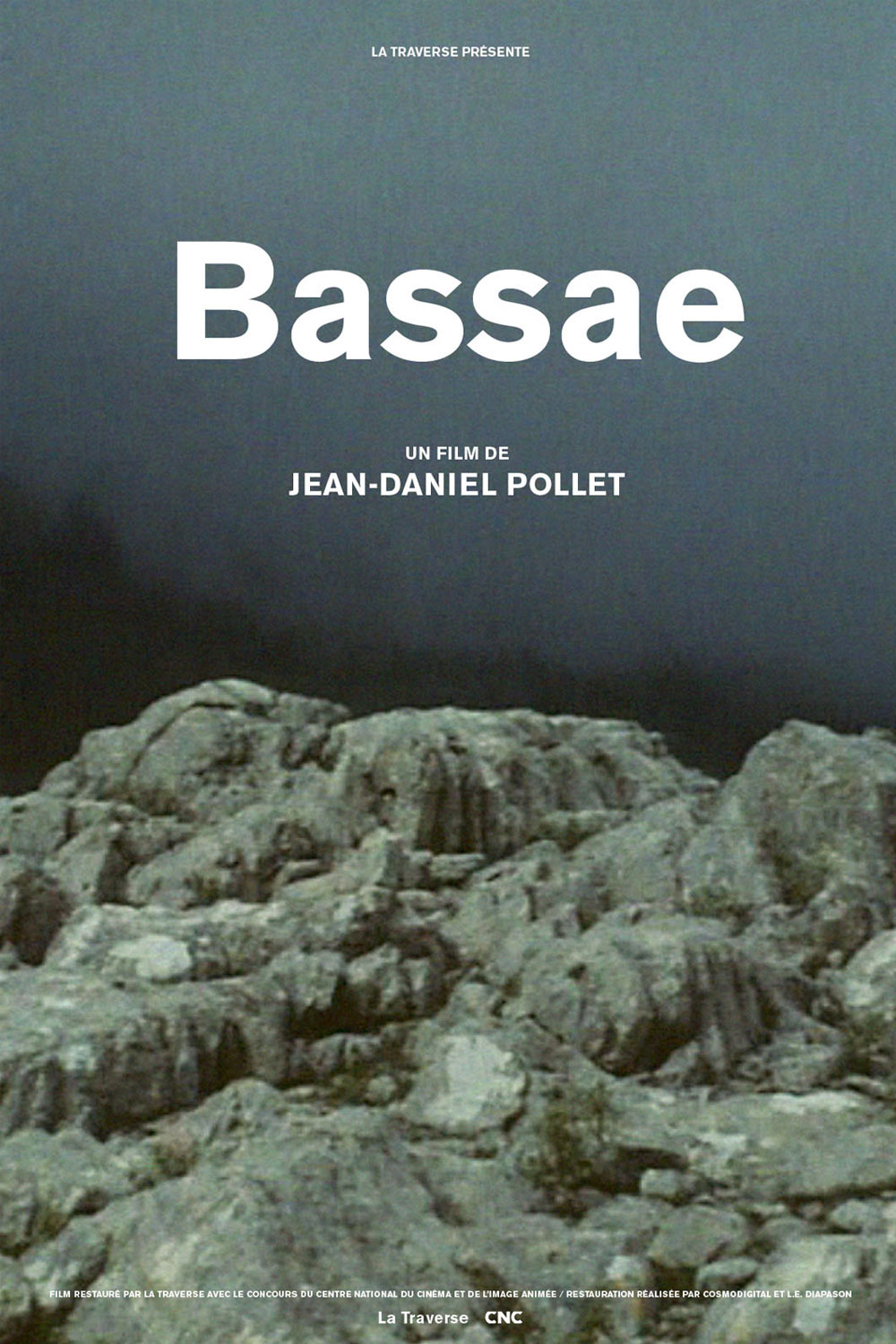 Affiche « Bassae » de Jean-Daniel Pollet.