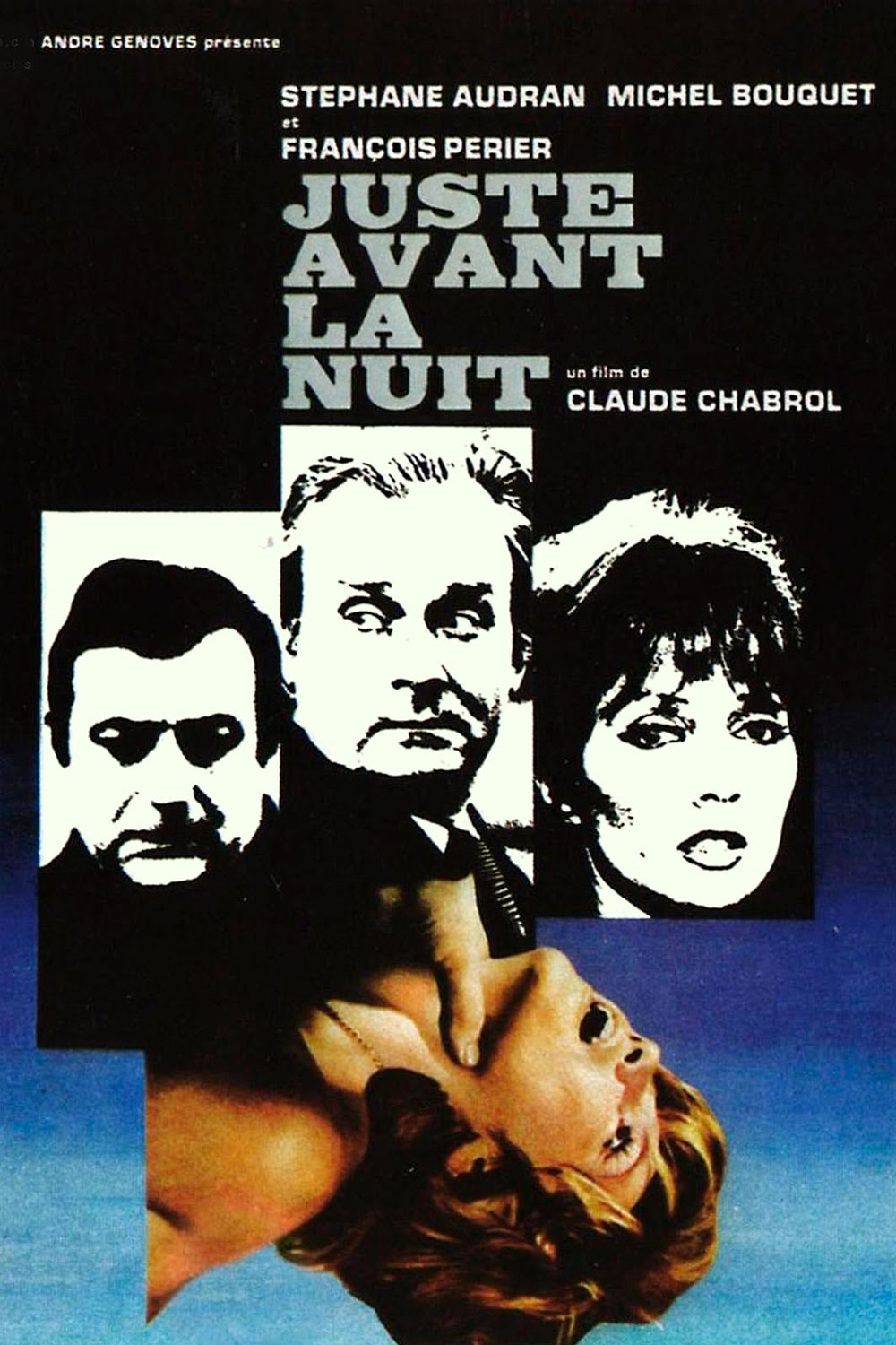 Affiche « Juste avant la nuit » de Claude Chabrol.