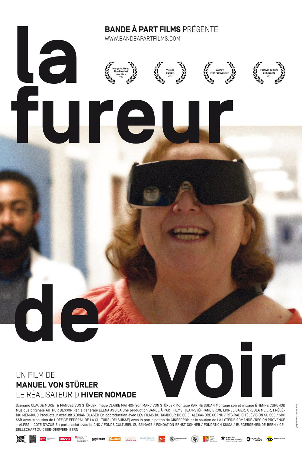 Affiche « La fureur de voir » de Manuel Von Stürler.