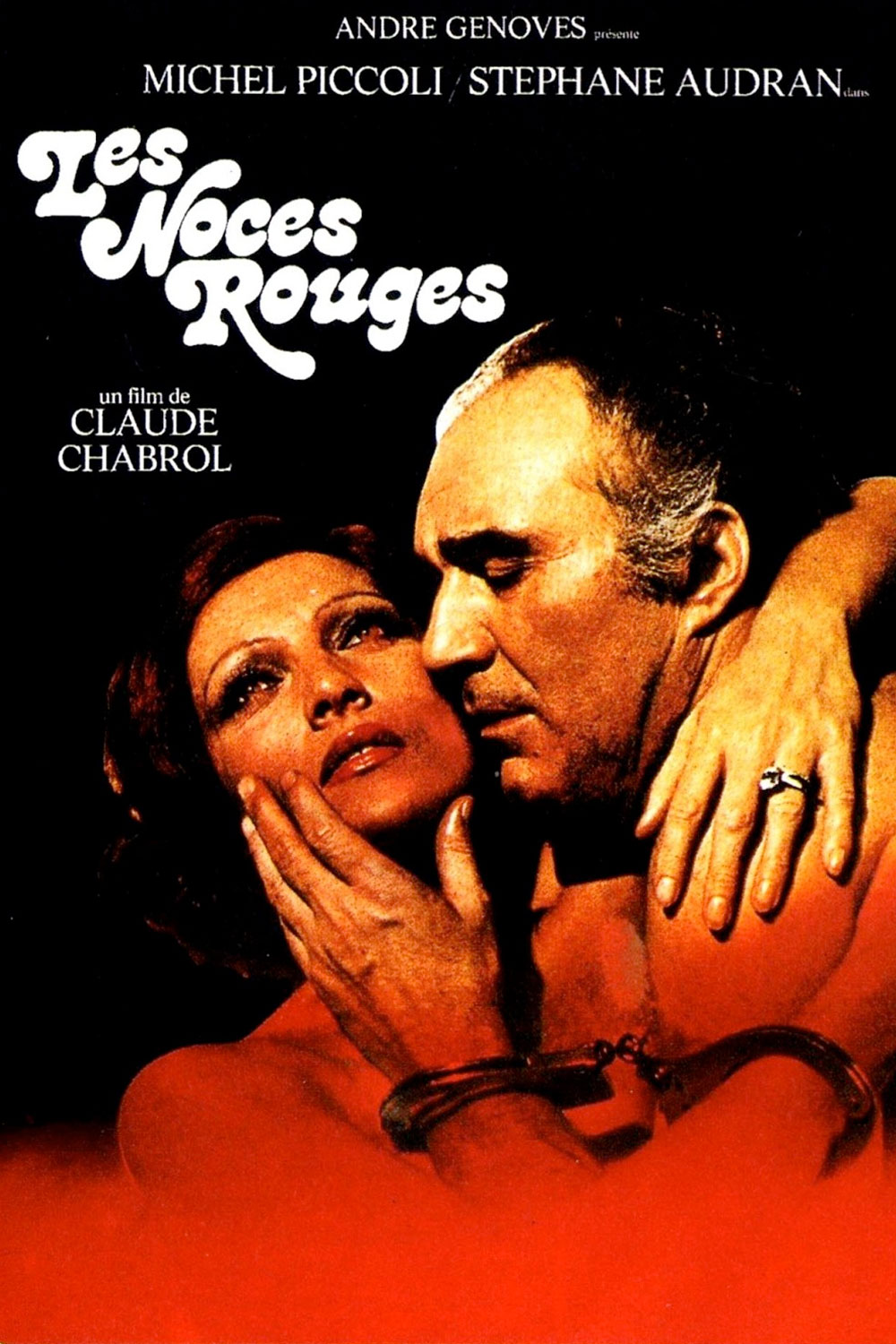 Affiche « Les noces rouges » de Claude Chabrol.