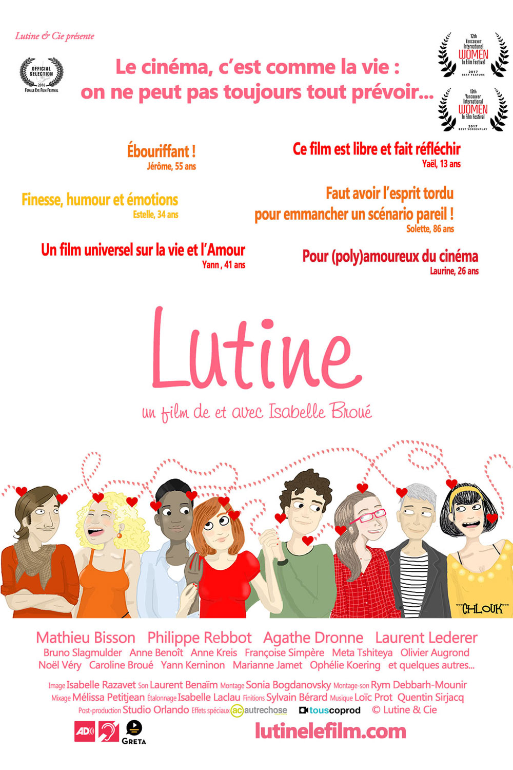 Affiche « Lutine » d’Isabelle Broué.